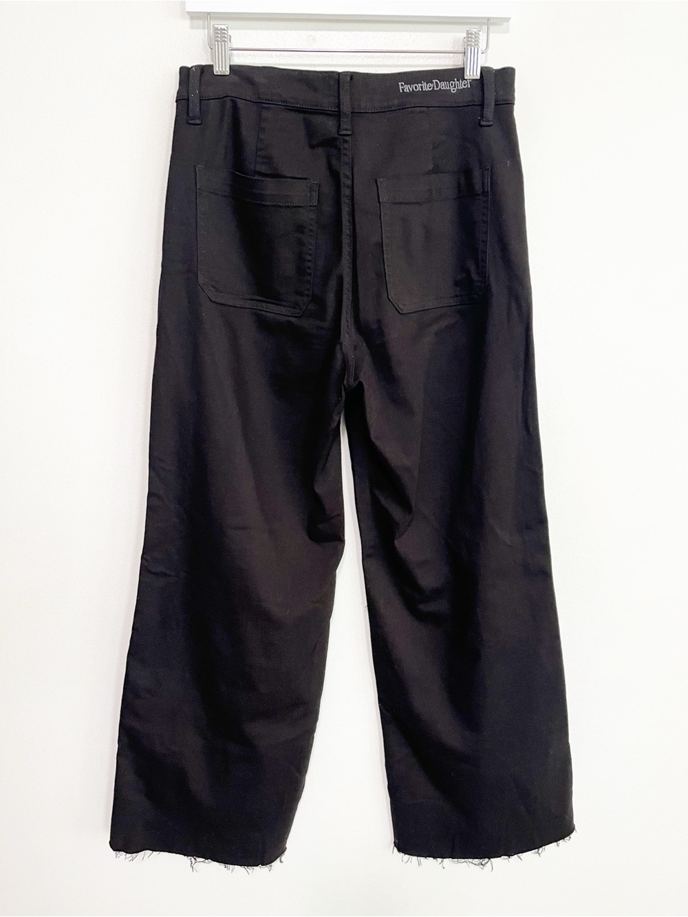 Favorite Daughter The Mischa Raw Hem Super High Rise Wide Leg Ankle Jeans 29 - Picture 6 of 9